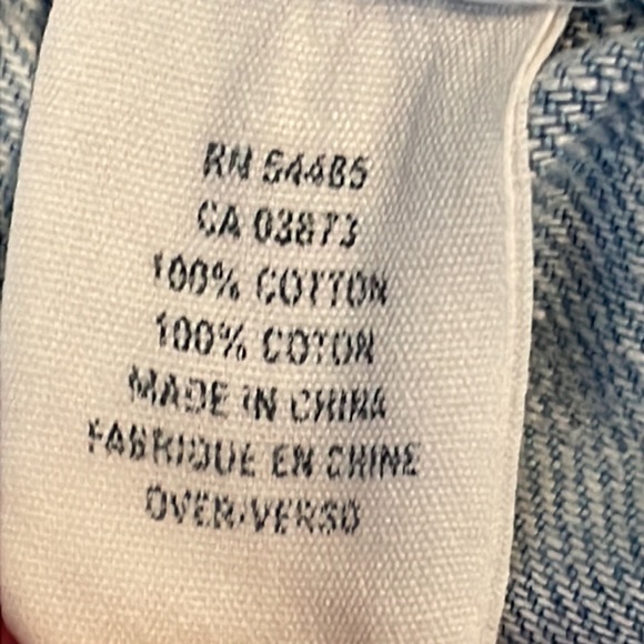 American Eagle jean shorts with 2 front and 2 back pockets light wash Sz 8 - Picture 6 of 12